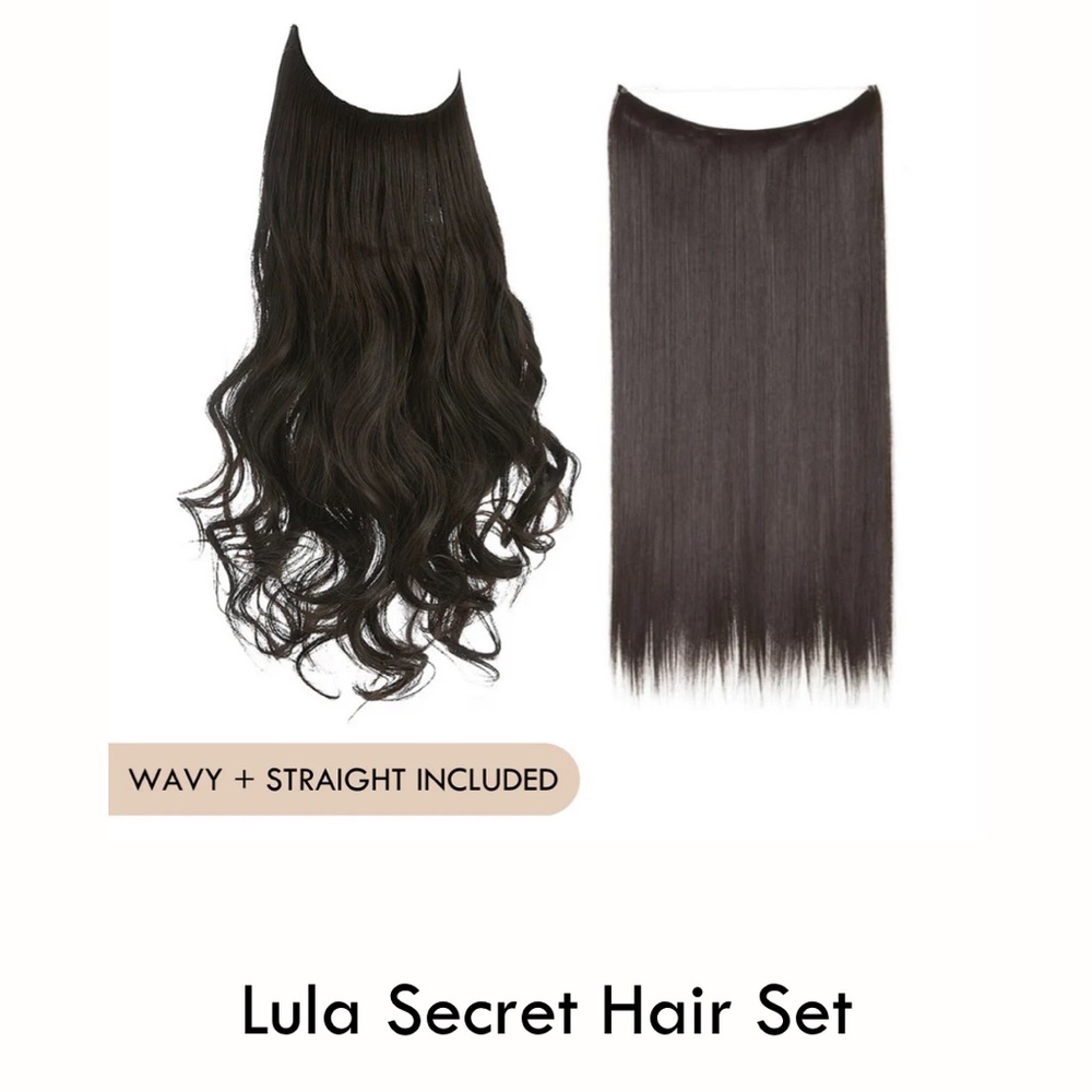 Black Hair Wig Set